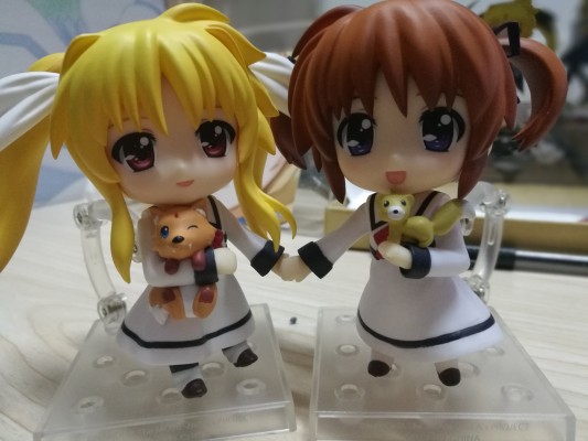 粘土人 #254 魔法少女奈叶 电影2 A的艺术 & 菲特·泰斯塔罗沙 私立圣祥大付属小学校制服