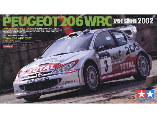 24255 1/24 标致 206 WRC 2002版