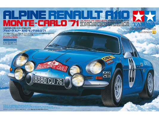 24278 1/24 雷诺 ALPINE A110 蒙特卡洛 '71