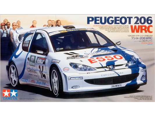 24221 1/24 标致 206 WRC