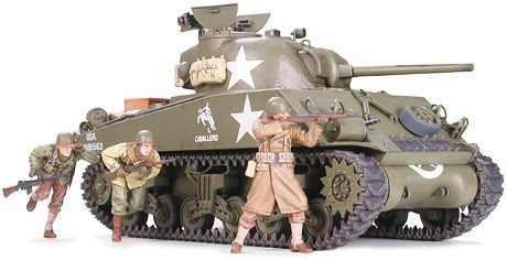 35250 1/35 美国 谢尔曼 75mm炮 后期型（前线冲锋）