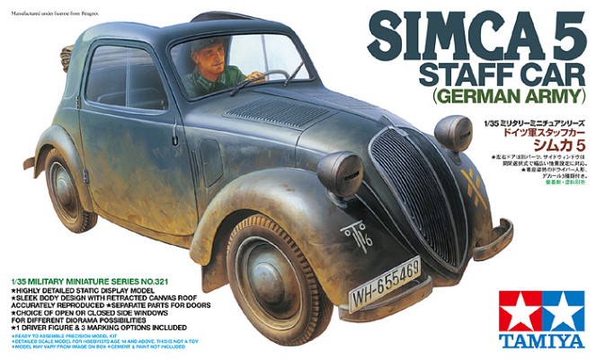 35321 1/35 德军 员工车 Simca5