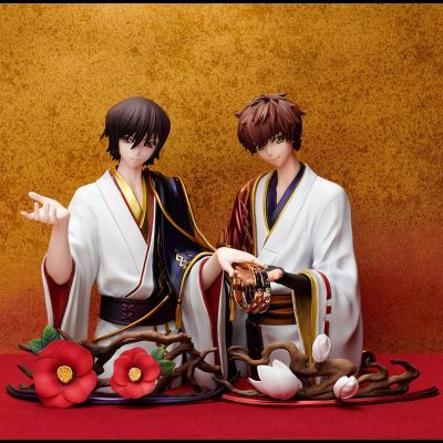 Statue and ring style CODE GEASS 叛逆的鲁鲁修 鲁路修・兰佩洛基&枢木朱雀