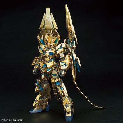 HGUC 1/144 独角兽高达3号机 菲尼克斯 (毁灭模式) ( Narrative ver.) [金色电镀]