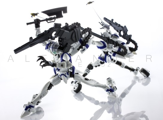 ROBOT魂 -ロボット魂-〈SIDE KMF〉 CODE GEASS 亡国のアキト 亚历山大 Type-02（レイラ机＆アヤノ机） （魂ウェブ限定）