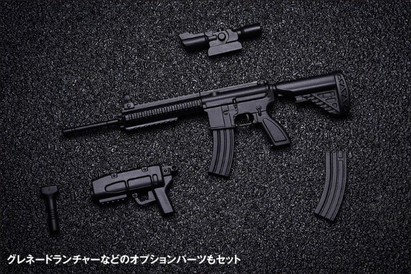 1/12 可动人形可用配件 AW-002 AR-416 初回限定版