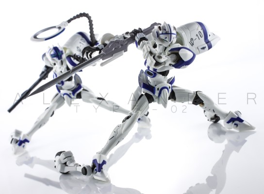 ROBOT魂 -ロボット魂-〈SIDE KMF〉 CODE GEASS 亡国のアキト 亚历山大 Type-02（レイラ机＆アヤノ机） （魂ウェブ限定）