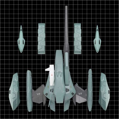超时空要塞II-LOVERS AGAIN- 1/60 可変 VF-2SS バルキリーII用 スーパーアームド巴克