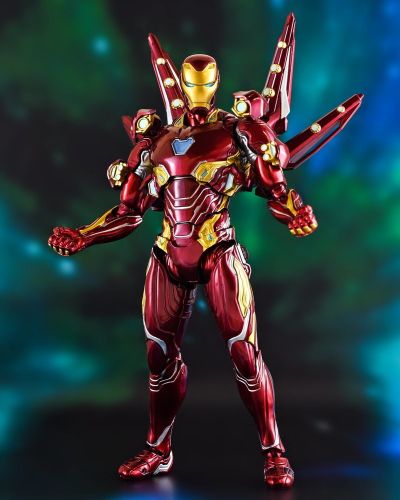 S.H.Figuarts 复仇者联盟4：终局之战 钢铁侠Mark 50＆纳米武器套装