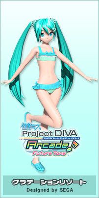 初音未来Project DIVA Arcade Future Tone 初音未来 泳装ver. 