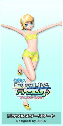 初音ミク Project DIVA Arcade Future Tone 鏡音リン 泳装ver.