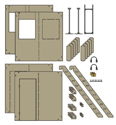 小军械库 LD023 CQB训练用场景