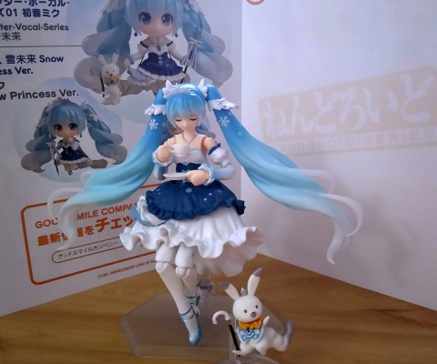 figma#EX-054 Vocaloid 初音未来&Rabbit Yukine 公主 雪未来 2019