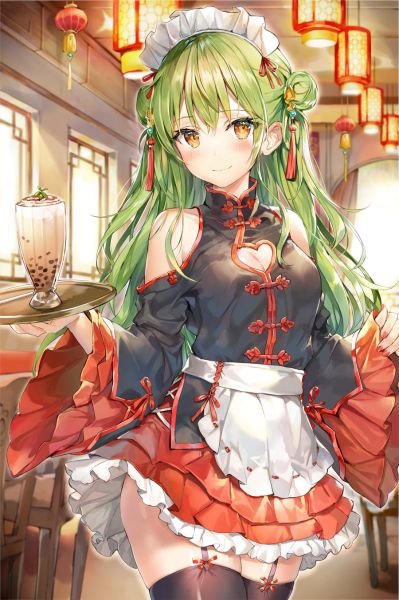 中式女仆 看板娘 縁