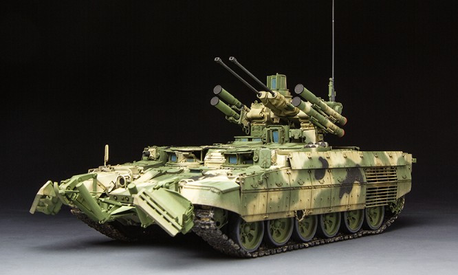 1/35 俄罗斯BMPT“终结者”火力支援战车带KMT-8扫雷系统和EMT电磁扫雷具