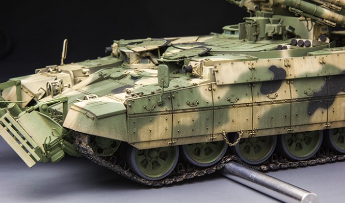 1/35 俄罗斯BMPT“终结者”火力支援战车带KMT-8扫雷系统和EMT电磁扫雷具