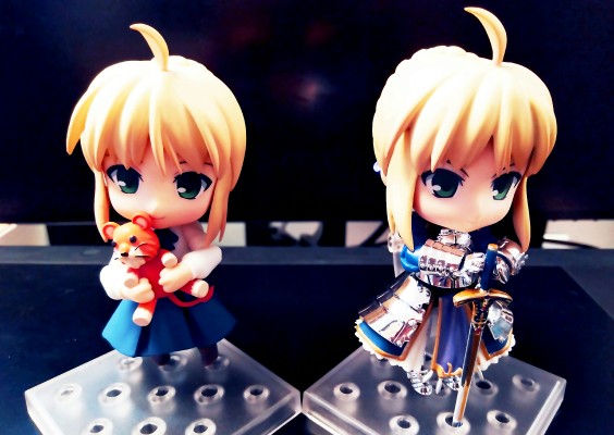 粘土人 #250 命运之夜 骑士 SABER 超级移动版 10周年版