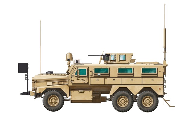 1/35 美国“美洲狮”6×6防地雷反伏击车