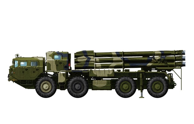 1/35 俄罗斯 9A52-2“龙卷风”远程火箭炮