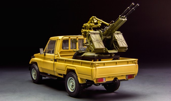 1/35 皮卡搭载ZPU-2高射机枪