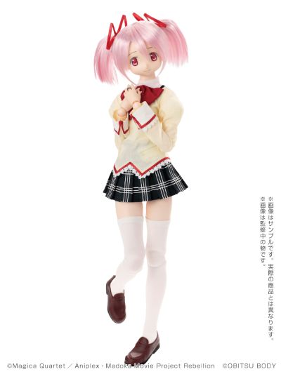 AZONE综合可动人形系列 #49 剧场版 魔法少女小圆 鹿目圆香 Uniform 1.5 ver 