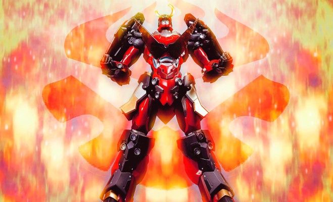 RIOBOT 04 天元突破 红莲螺岩 可动手办 （ライオボット）