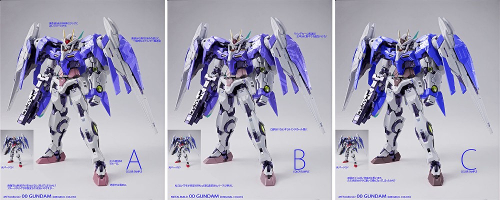 METAL BUILD 机动战士高达00系列 00强化模组 原设蓝