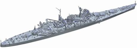 1/700 特65 日本海军 重巡洋舰 熊野 (昭和19年/捷一号作战)