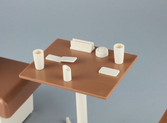 1/12 可动手办用 家庭餐厅桌椅