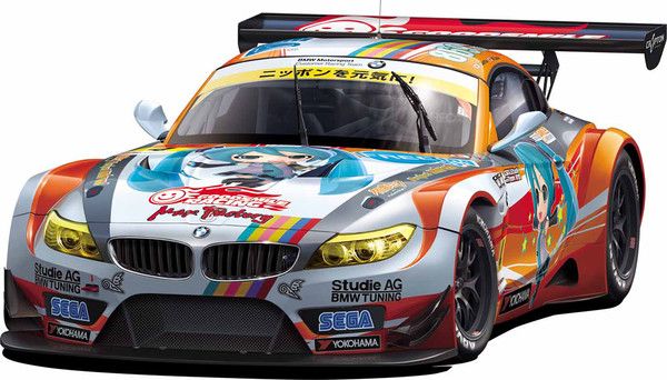 痛车 初音未来 and Future Stars Project mirai&GOOD SMILE Racing 初音未来 BMW Z4 GT3 - Round 1 (Okayama) 