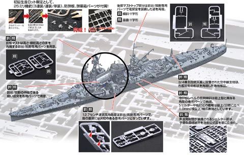 1/700 特27 日本海军重巡洋舰 铃谷(昭和19年/捷一号作战)