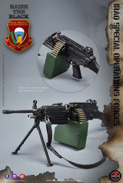 SoldierStory SS107 1/6 伊拉克特种部队ISOF M249机枪手