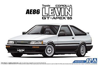 汽车模型系列 No.17 丰田 AE86 Corolla Levin GT-APEX '85