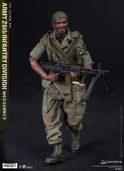DAMTOYS PES010 1/12 口袋精英系列 美国陆军25步兵师 M60 机枪手