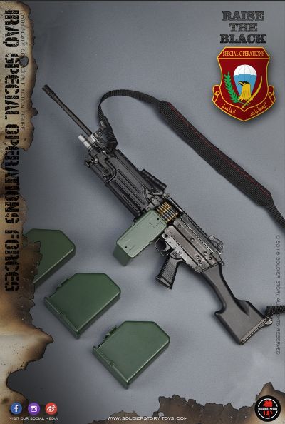 SoldierStory SS107 1/6 伊拉克特种部队ISOF M249机枪手