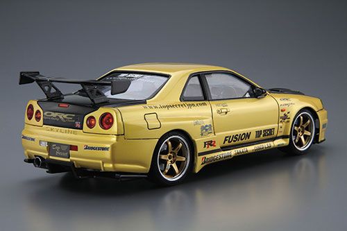 The Tuned Car No.15 1/24 Top Secret BNR34 Skyline GT-R' 02 (Nissan)
