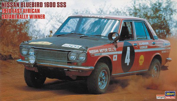 1/24 尼桑 蓝鸟 1600SSS “1970 Safari Rally” 