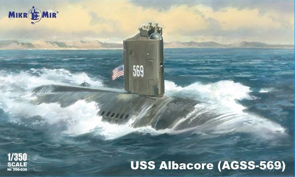 1/350 美国海军船只 USS 大青花鱼号潜艇 (AGSS-569) 