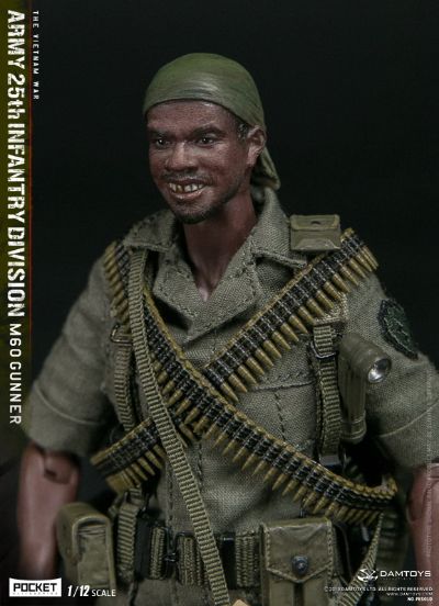 DAMTOYS PES010 1/12 口袋精英系列 美国陆军25步兵师 M60 机枪手