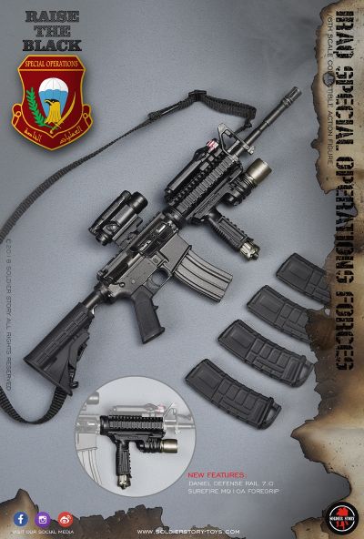 SoldierStory SS107 1/6 伊拉克特种部队ISOF M249机枪手