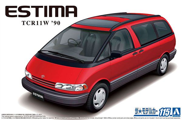The Model Car No.115 1/24 丰田 TCR11W Estima Twin Moon Roof '90