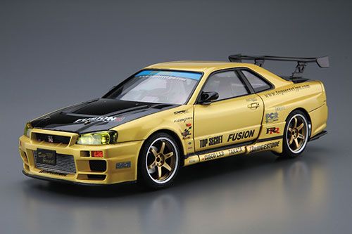 The Tuned Car No.15 1/24 Top Secret BNR34 Skyline GT-R' 02 (Nissan)