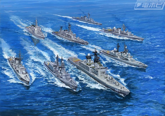 1/3000 军舰收集系列 No.36 日本 海上自卫队 第3护卫队群(1998年)