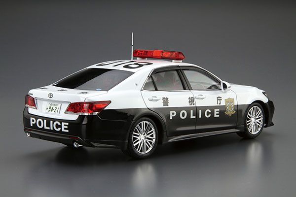 The Model Car No.110 1/24 丰田 GRS214 Crown Patrol Car for Traffic Control '16 