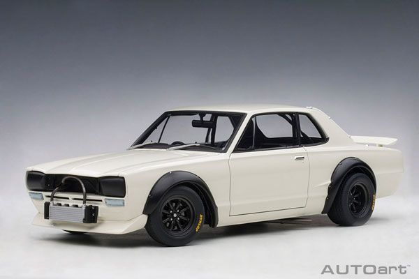 1/18 日产 Skyline GT-R (KPGC10) Racing 1972 白色