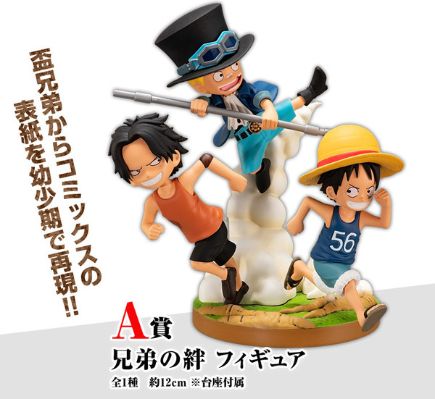 一番赏 海贼王 サボ&ポートガス・D・エース&モンキー･D･路飞 