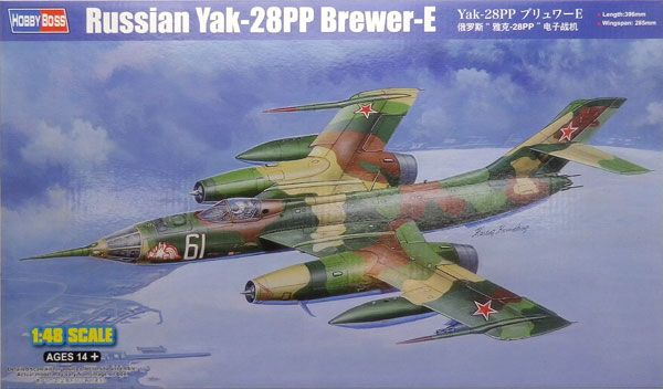  81768 1/48飞机 俄罗斯“雅克-28PP”电子战机 
