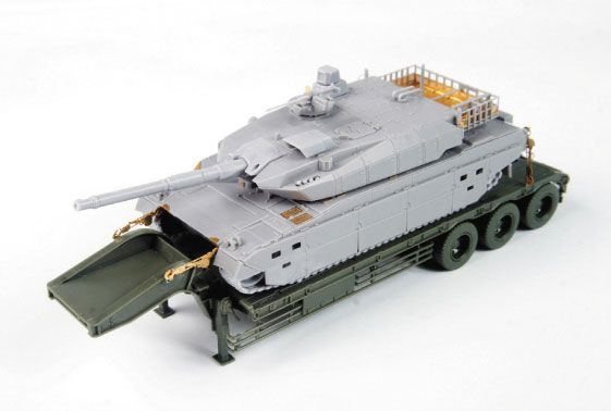 1/72 军模套件 No.16 日本陆上自卫队 10式主战坦克＆73式特大型半挂拖车