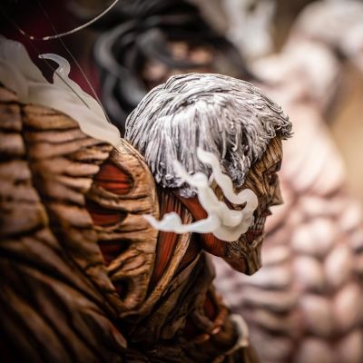Elite Exclusive Statue 进击的巨人 巨人&三笠·阿克曼&铠之巨人