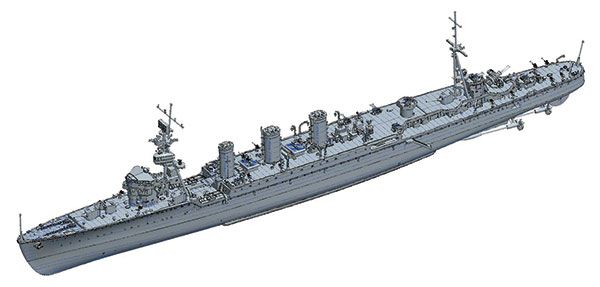 1/700 舰NEXT系列No.18 日本海军轻巡洋舰 多摩 昭和19年/捷一号作戦 